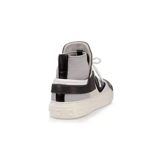 Salvatore Ferragamo Marvelous Borg Leather Sock Sneakers 8 M 41 Men’s New - Picture 12 of 15